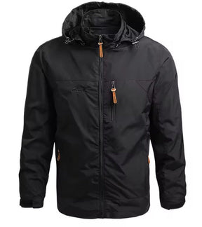 Jaqueta impermeável com capuz