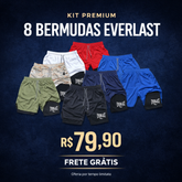 Kit 8 Bermudas Everlast – Frete Grátis
