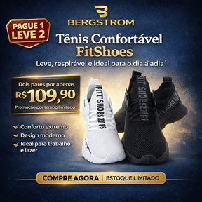 Tênis Esportivo FitShoes -  Oferta 2 por 1