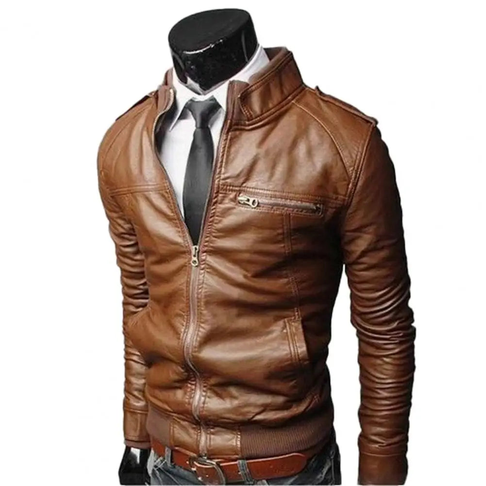 Jaqueta Masculina em Couro Genuino - Business M2