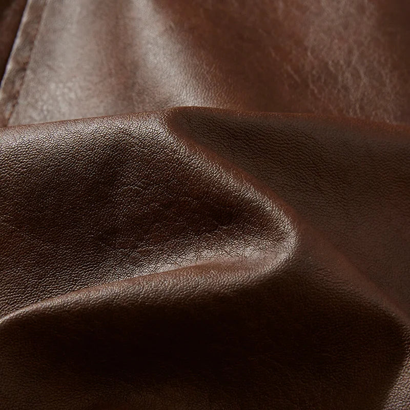 Jaqueta Masculino em Couro Genuíno - Thompson Baker