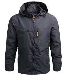 Jaqueta impermeável com capuz