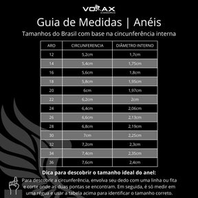 Anel Masculino de Aço Inox Line