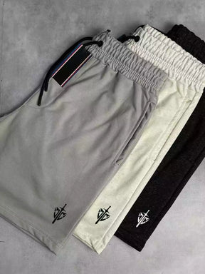 Bermuda Short de Moletom Masculina Plus Size Com Amarração e Elástico Academia Treino P ao G4