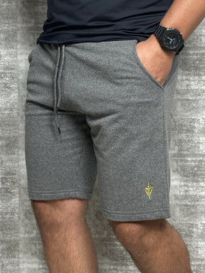 Bermuda Short de Moletom Masculina Plus Size Com Amarração e Elástico Academia Treino P ao G4