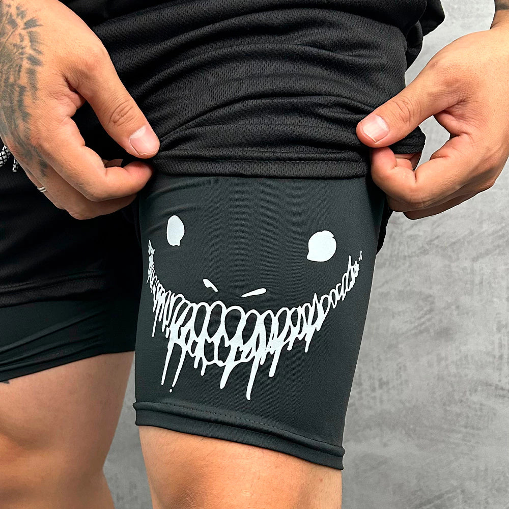 Short Compressão Esportivo 2 em 1 Berserk