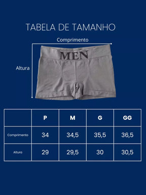 KIT  Cuecas Boxers Masculina de Microfibra ou 4 Unidades