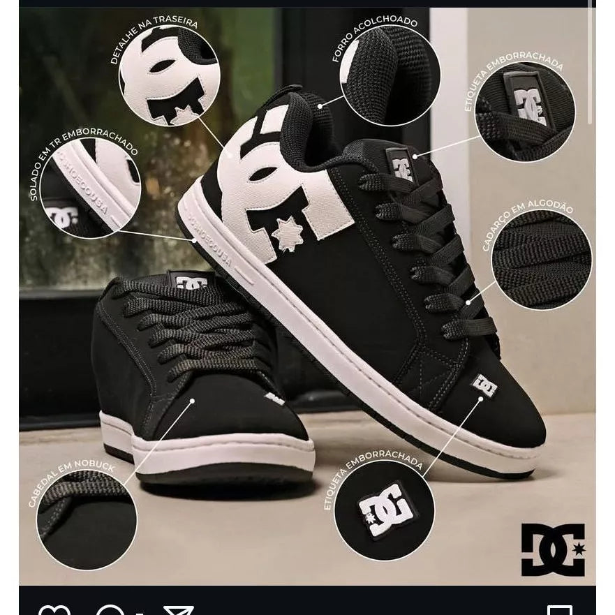 Tenis Skate Masculino Casual Street Conforto