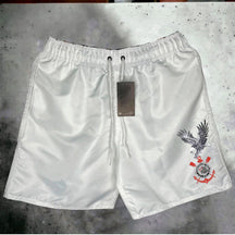 Bermuda Short Gaviões Da Fiel Tactel, Ideal Para Treinos, Academia, Corrida, Torcida Organizada