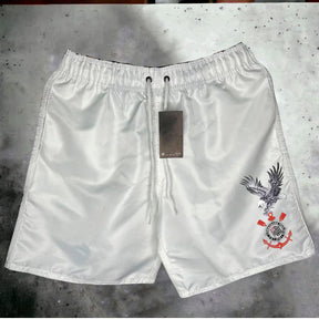 Bermuda Short Gaviões Da Fiel Tactel, Ideal Para Treinos, Academia, Corrida, Torcida Organizada