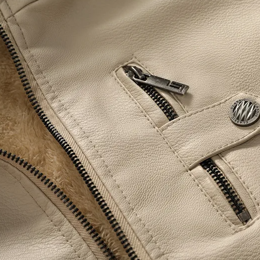 Jaqueta Masculina em Couro Genuino - Sebastian Premium