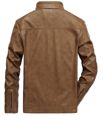 Jaqueta Masculina em Couro Genuino Motoqueiro - Strada Pro