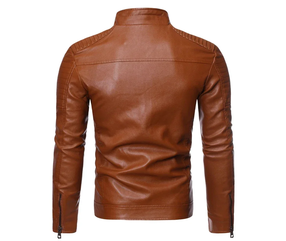 Jaqueta Masculina Vintage em Couro Genuino - Premium Men