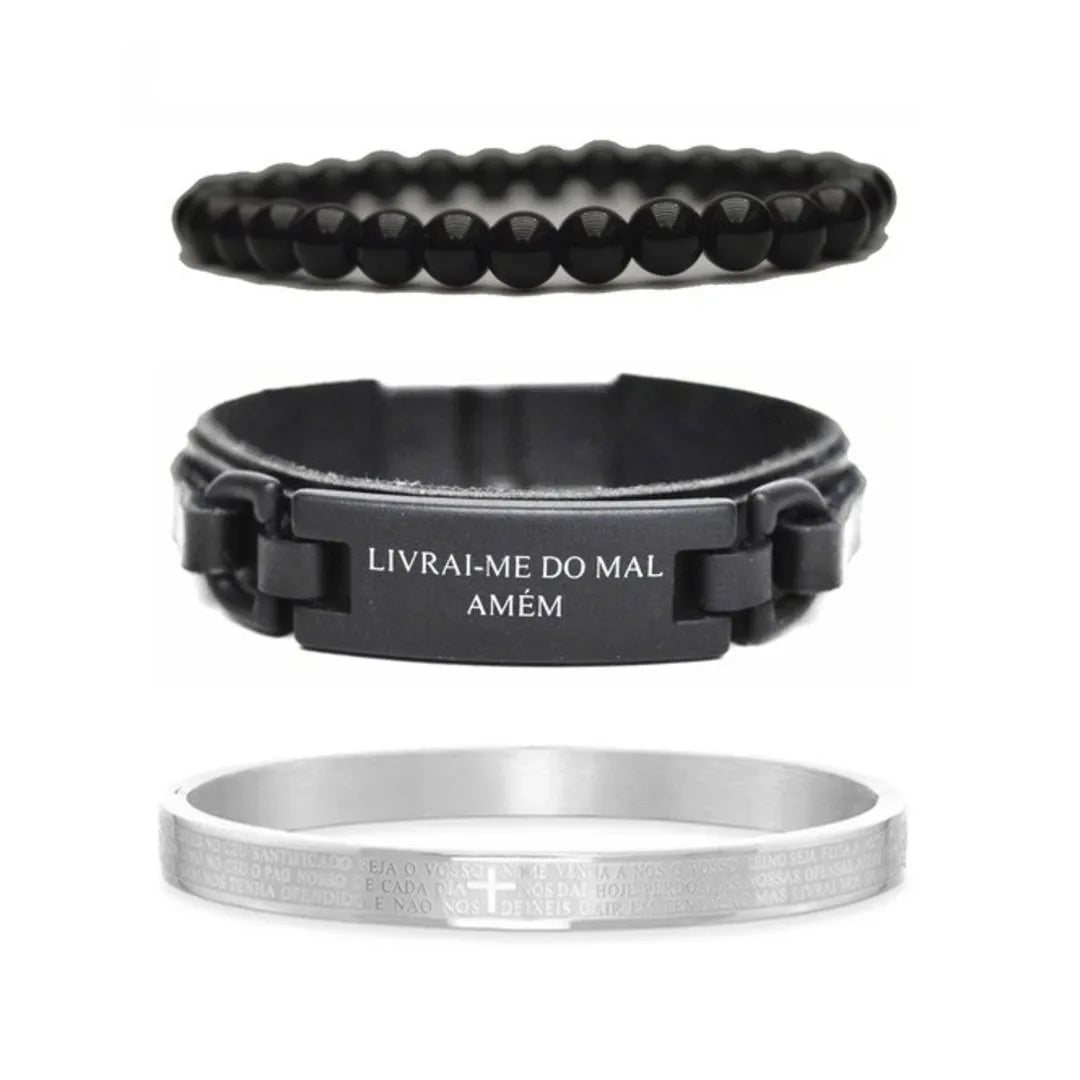 Kit de Pulseiras God Bless